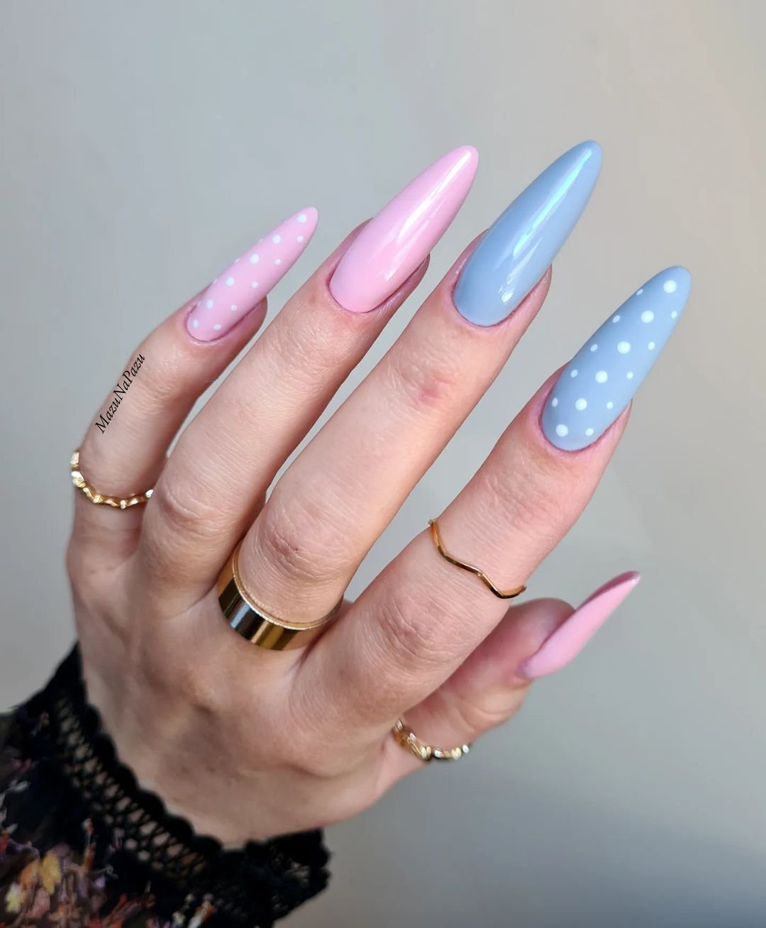 16 - Picture of Easter Nails