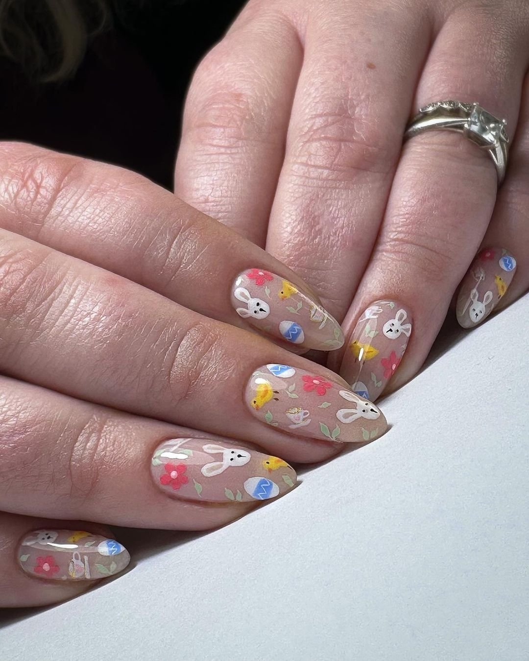 28 - Picture of Easter Nails