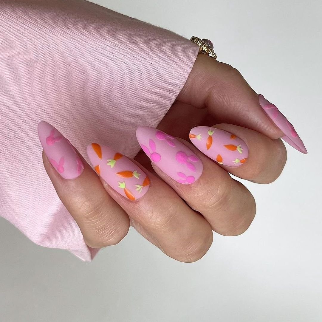 36 - Picture of Easter Nails