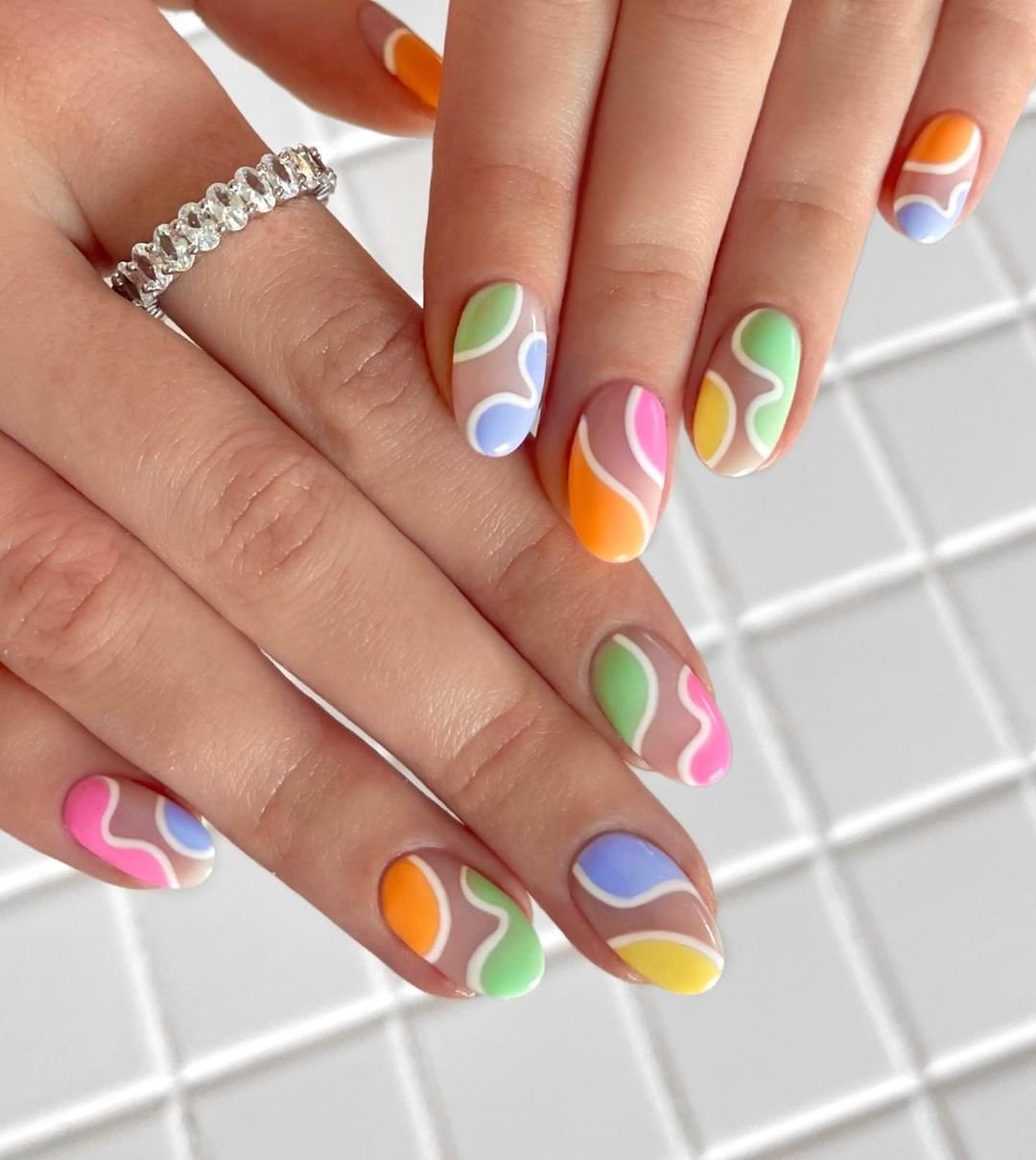 6 - Picture of Easter Nails