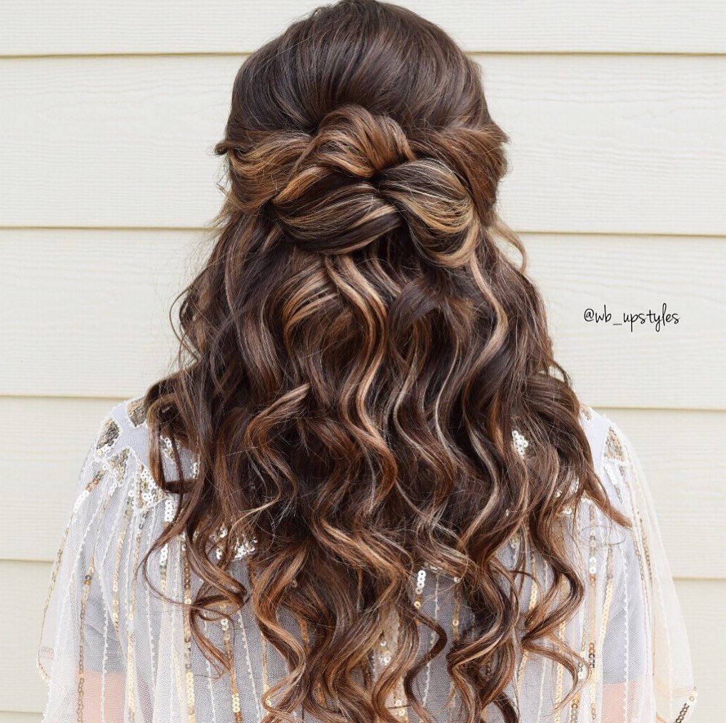 24 - Picture of Half Up Half Down Hairstyles