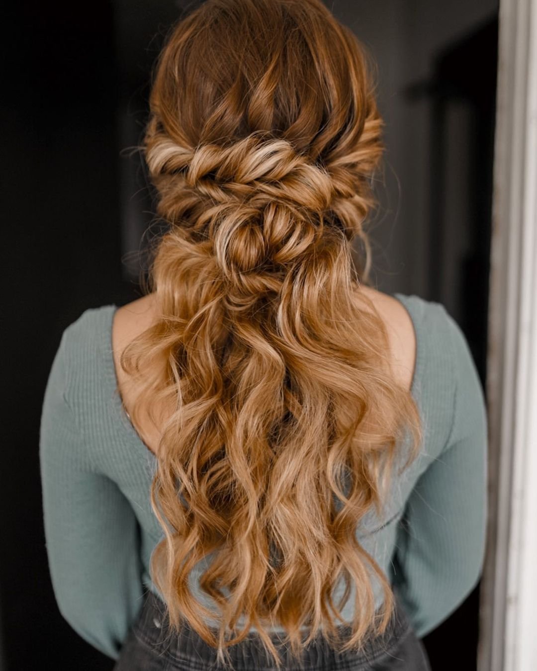 30 - Picture of Half Up Half Down Hairstyles