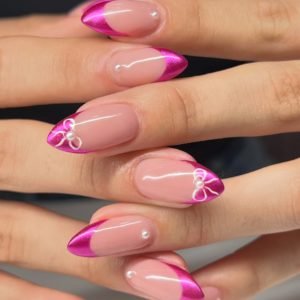 21 Cute & Trendy Pink French Tip Nails to Try in 2024