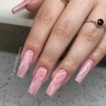 rose quartz nails 17