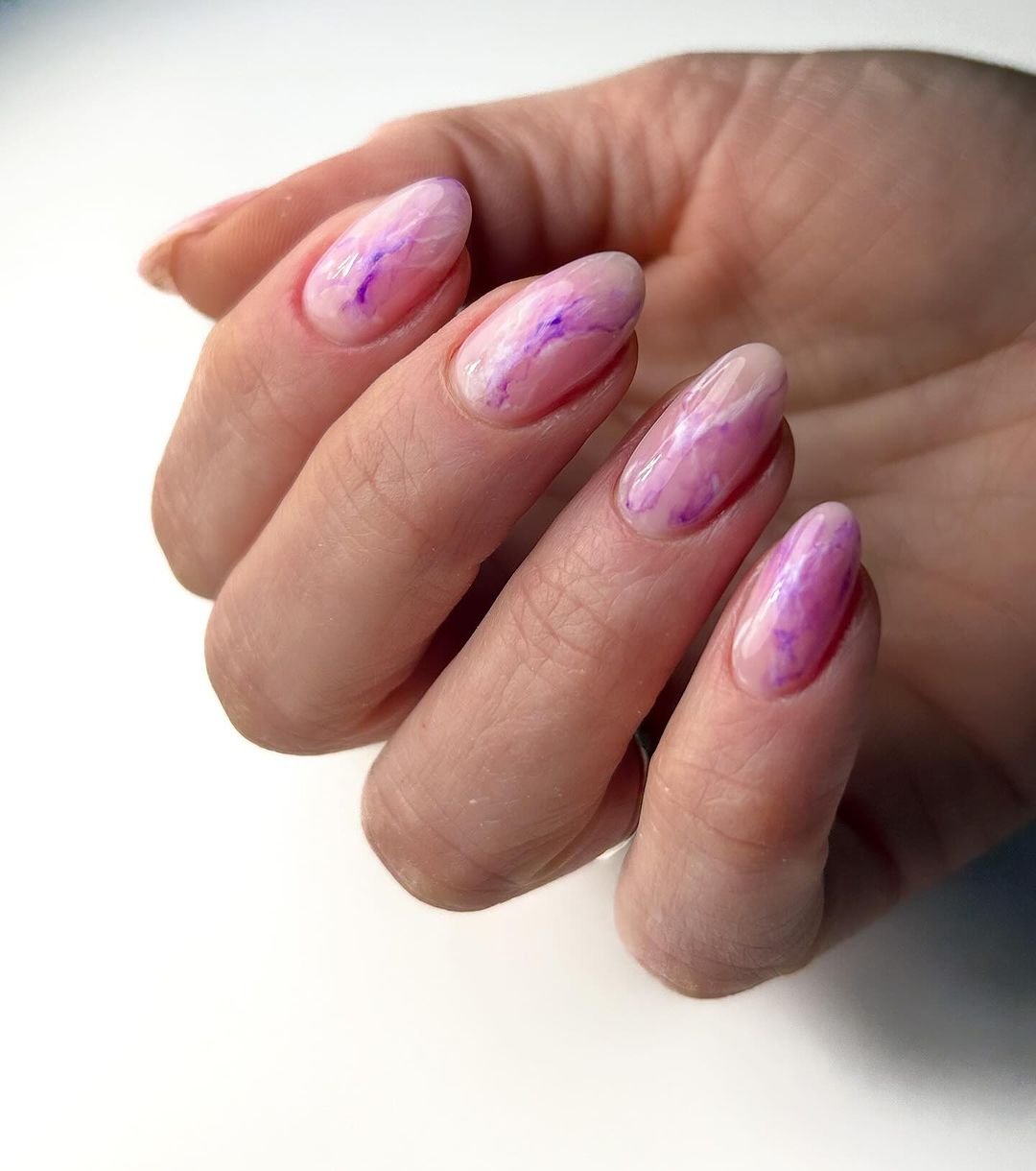 22 - Picture of Rose Quartz Nails