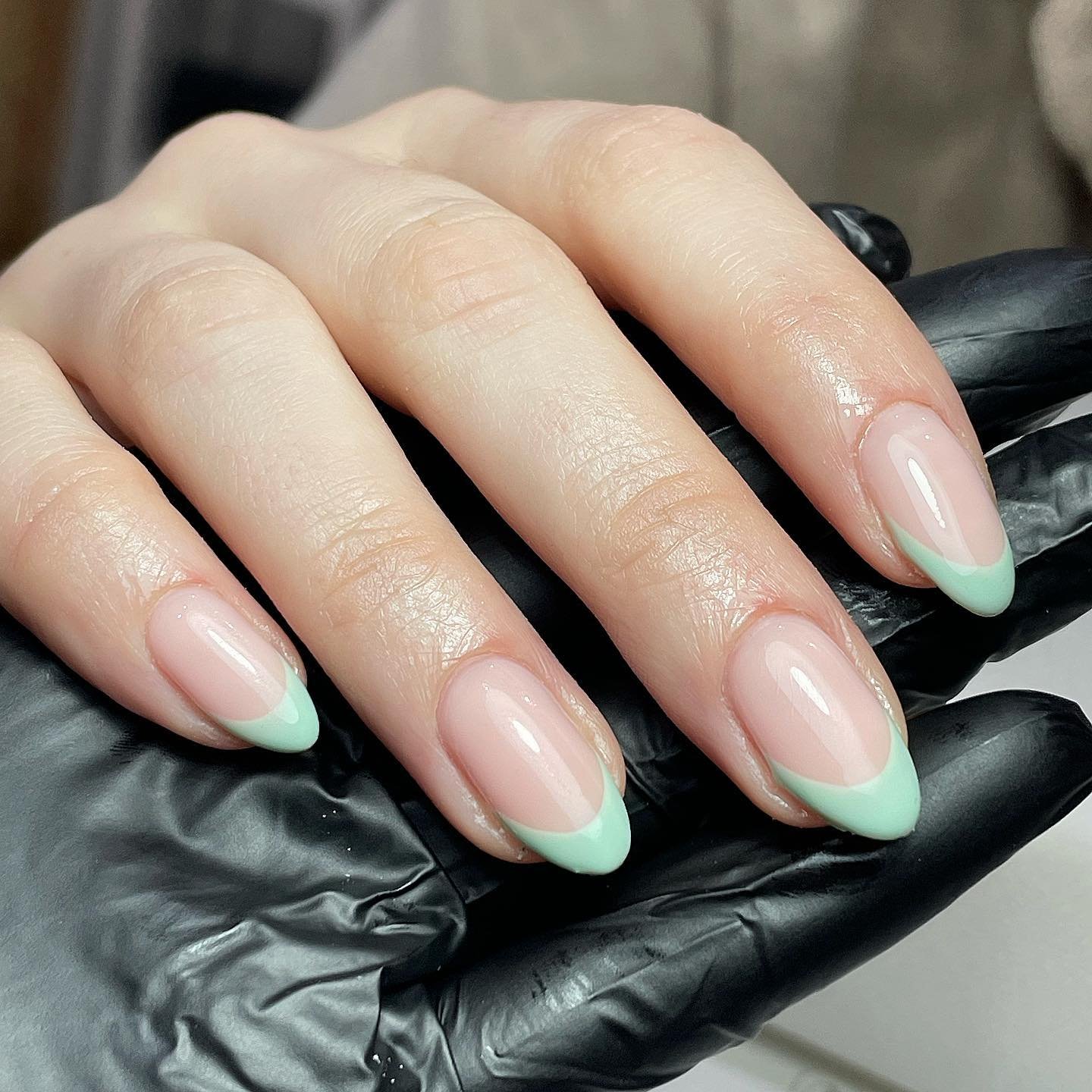 5 - Picture of Sage Green Nails