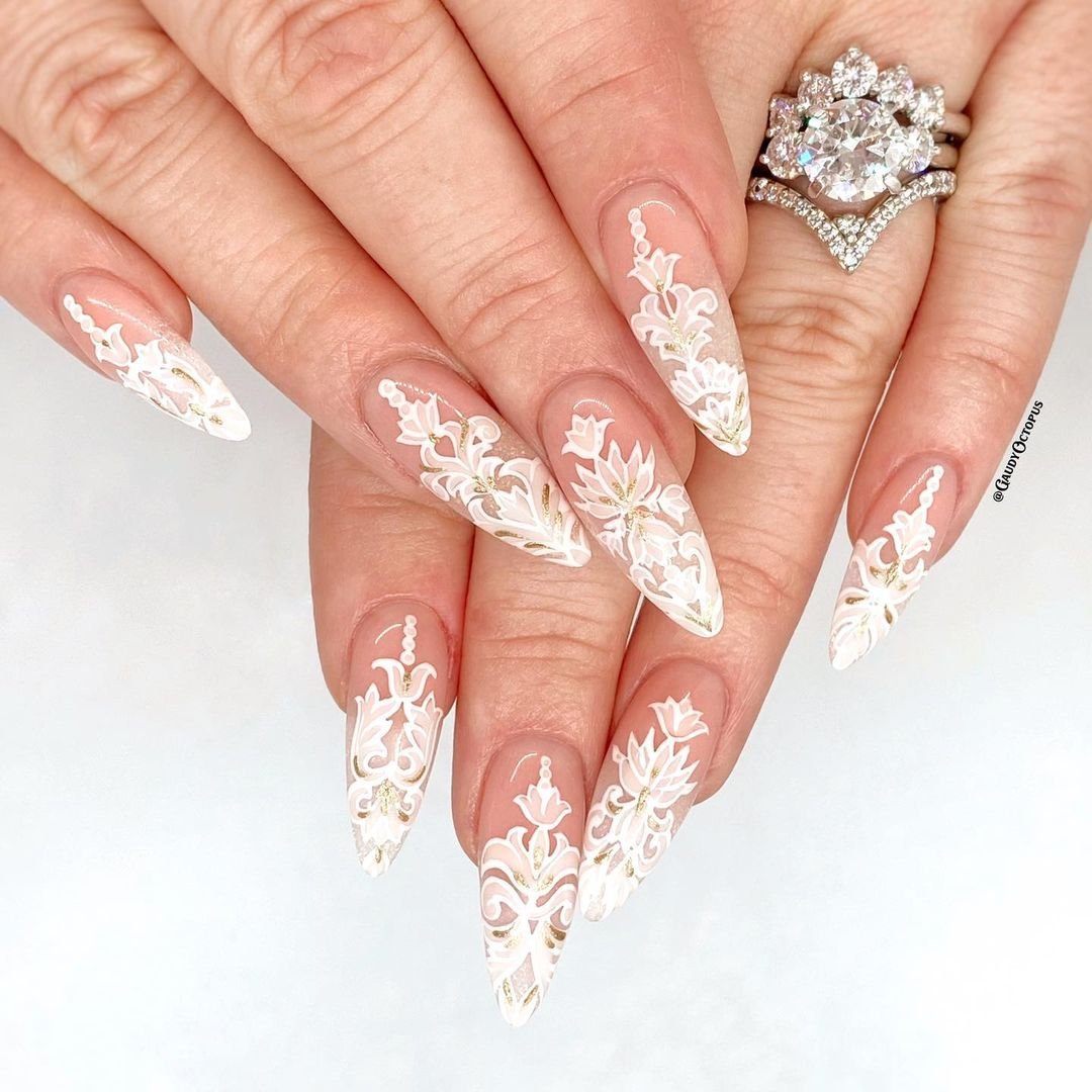 29 - Picture of Wedding Nails