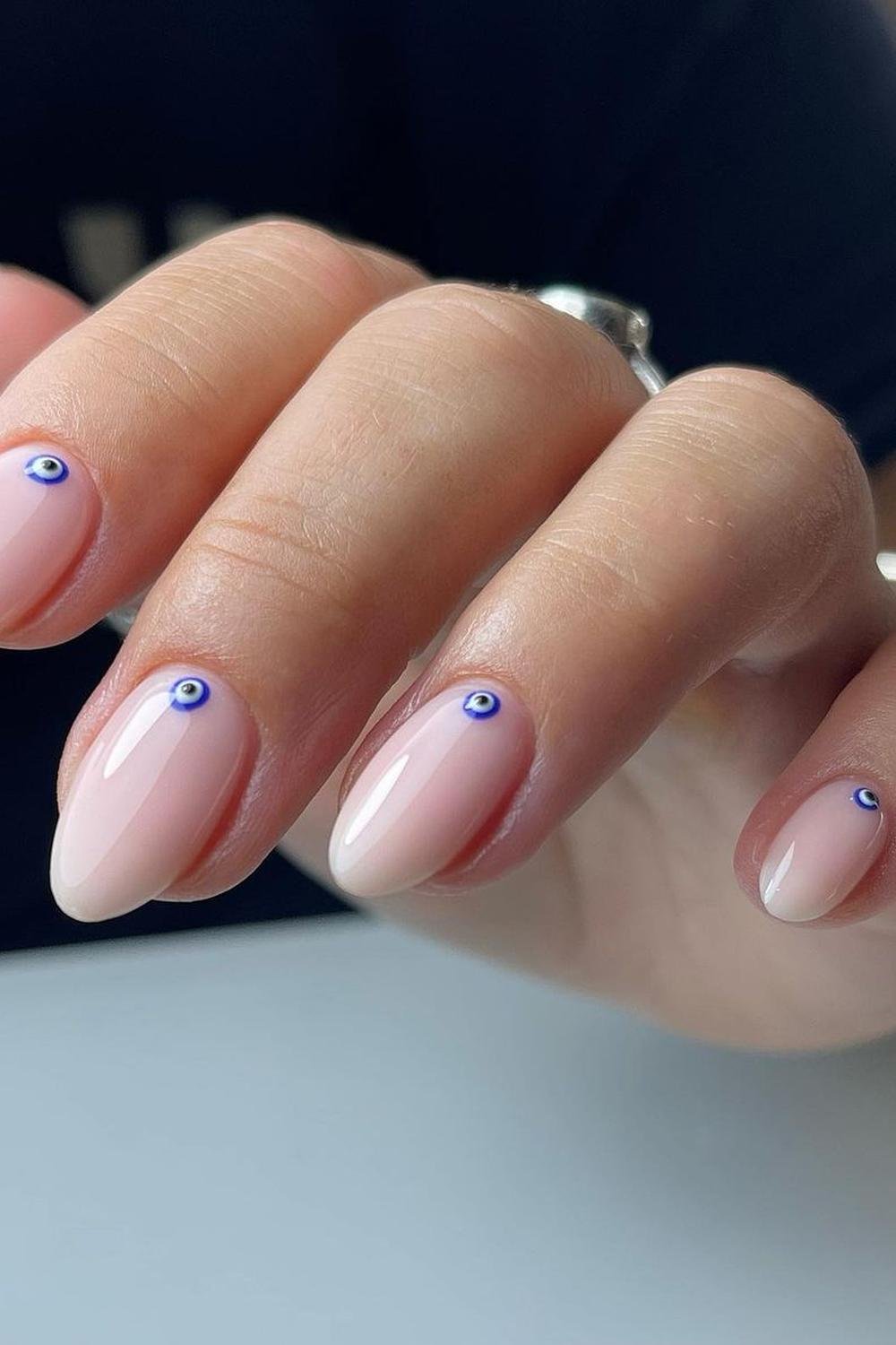 22 - Picture of Evil Eye Nails