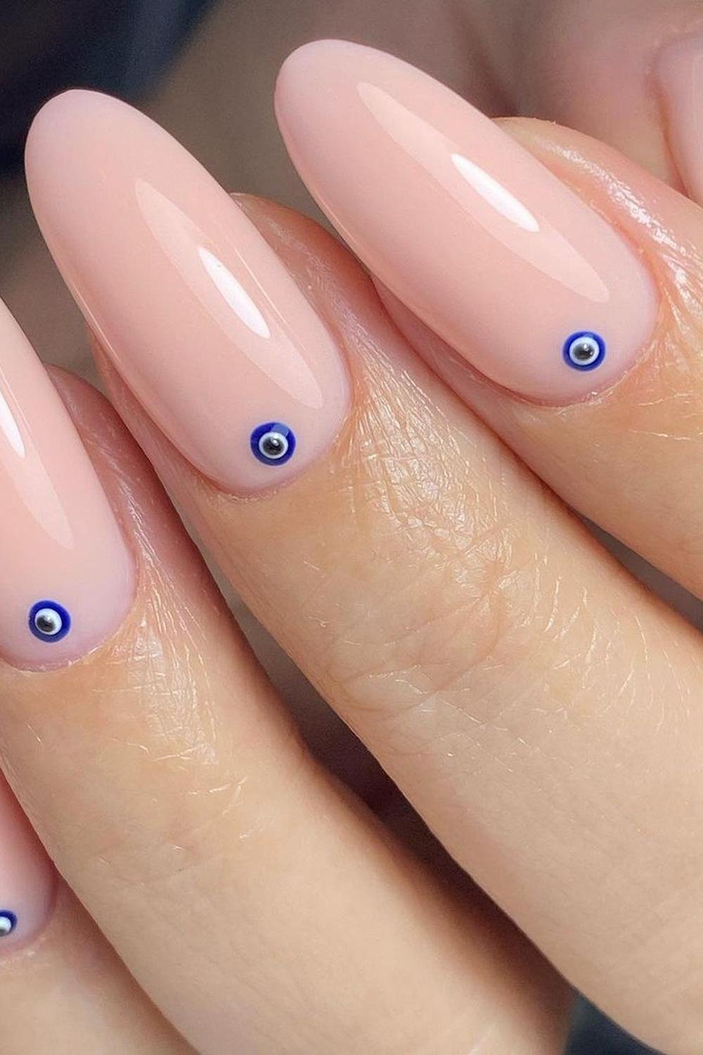 3 - Picture of Evil Eye Nails
