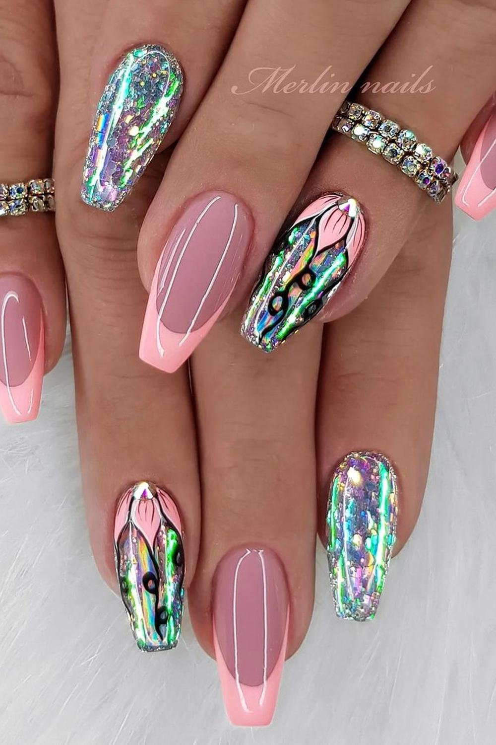 14 - Picture of Ballerina Nails