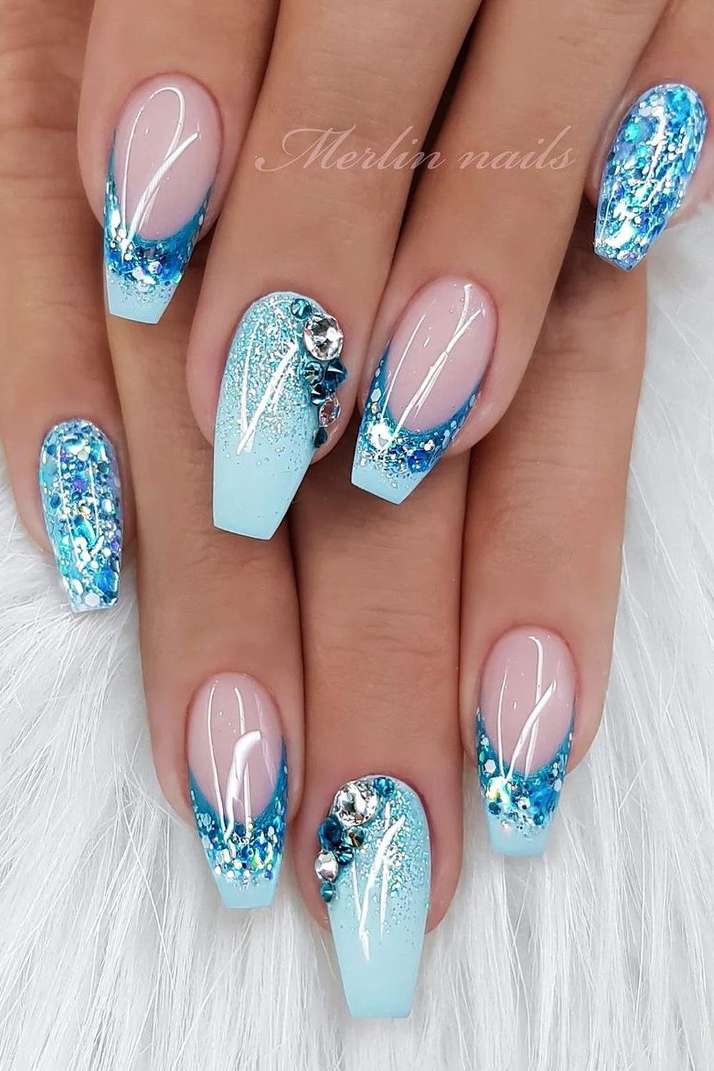 37 - Picture of Ballerina Nails