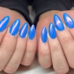 blue chrome nails 2