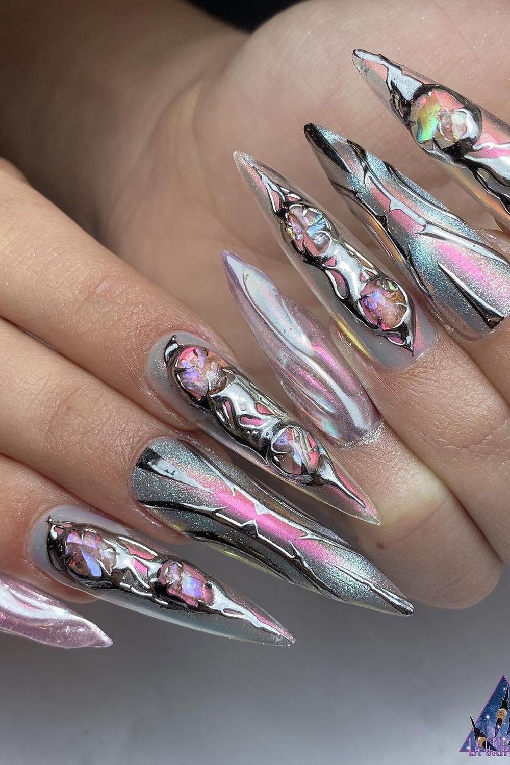 16 - Picture of Mermaid Nails