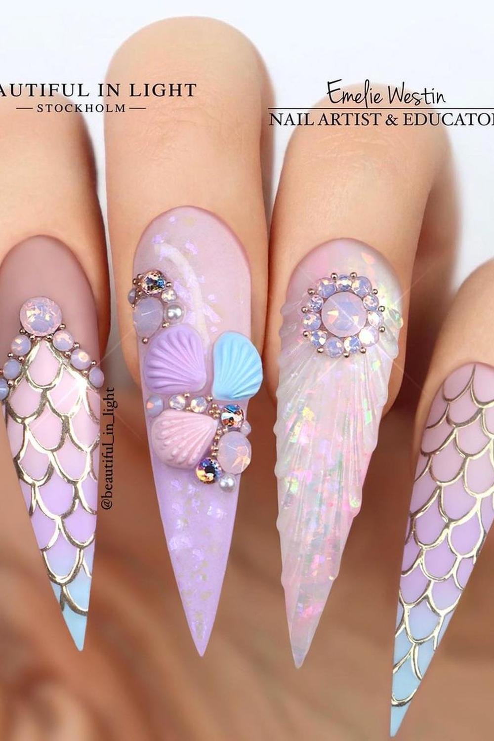 21 - Picture of Mermaid Nails