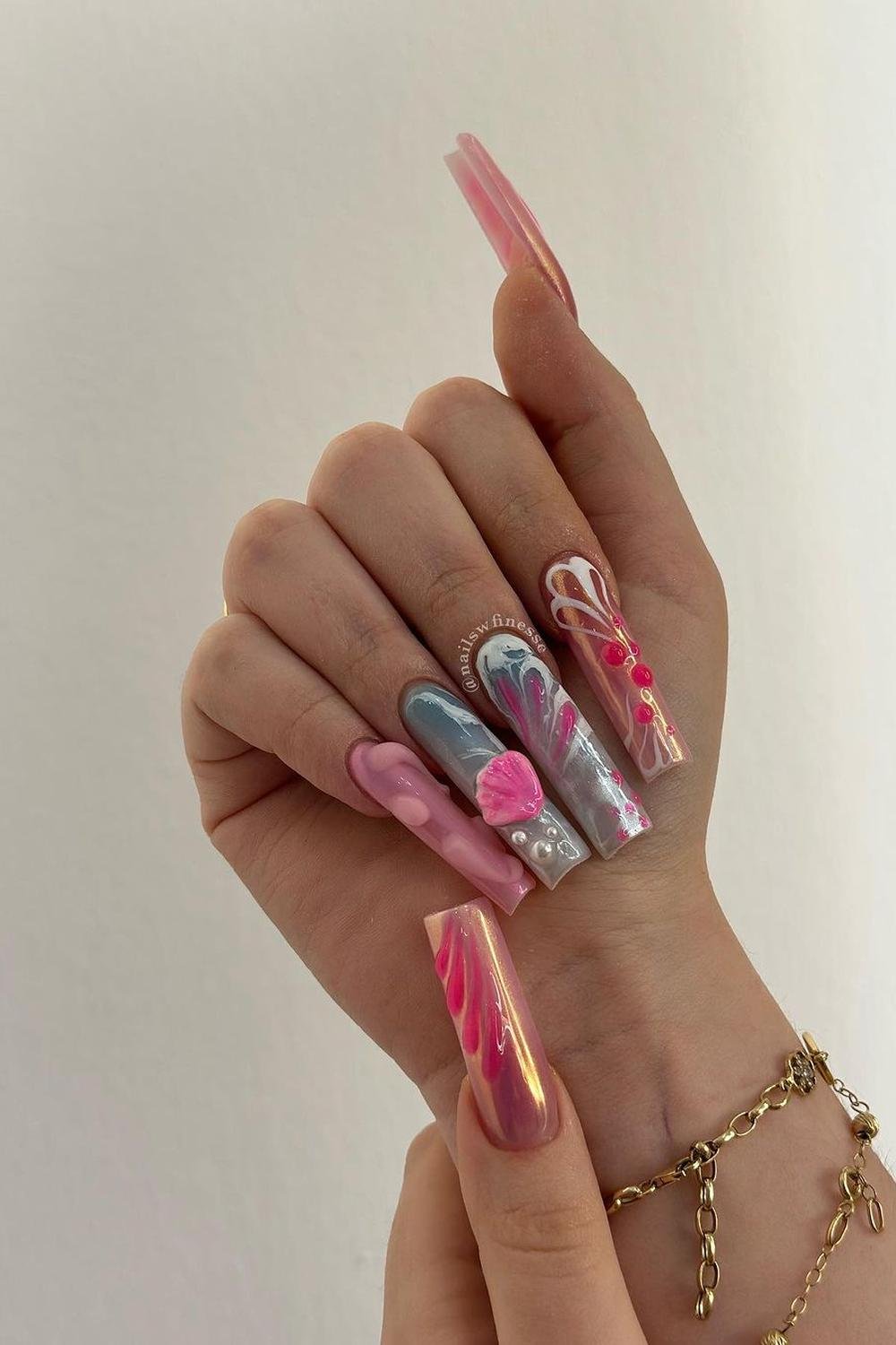 23 - Picture of Mermaid Nails