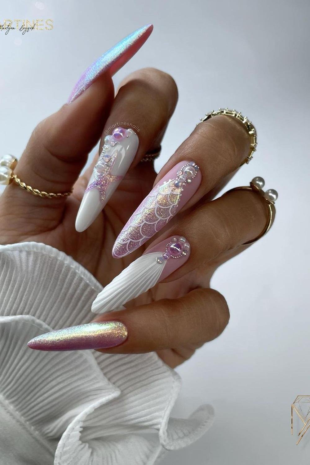 33 - Picture of Mermaid Nails