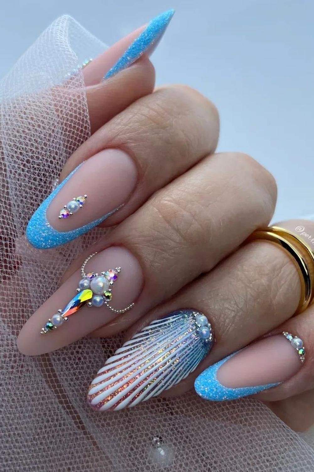 38 - Picture of Mermaid Nails