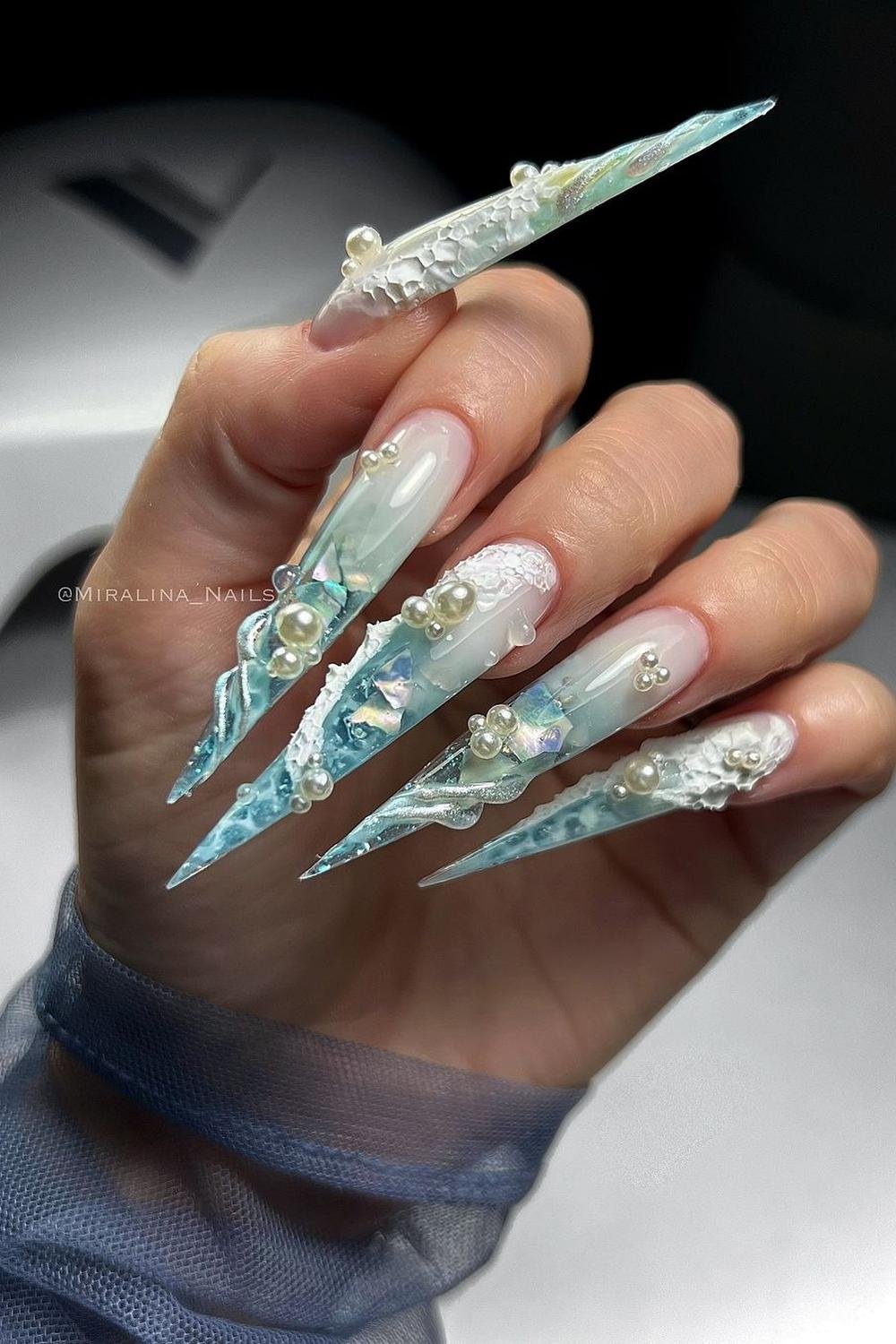 39 - Picture of Mermaid Nails