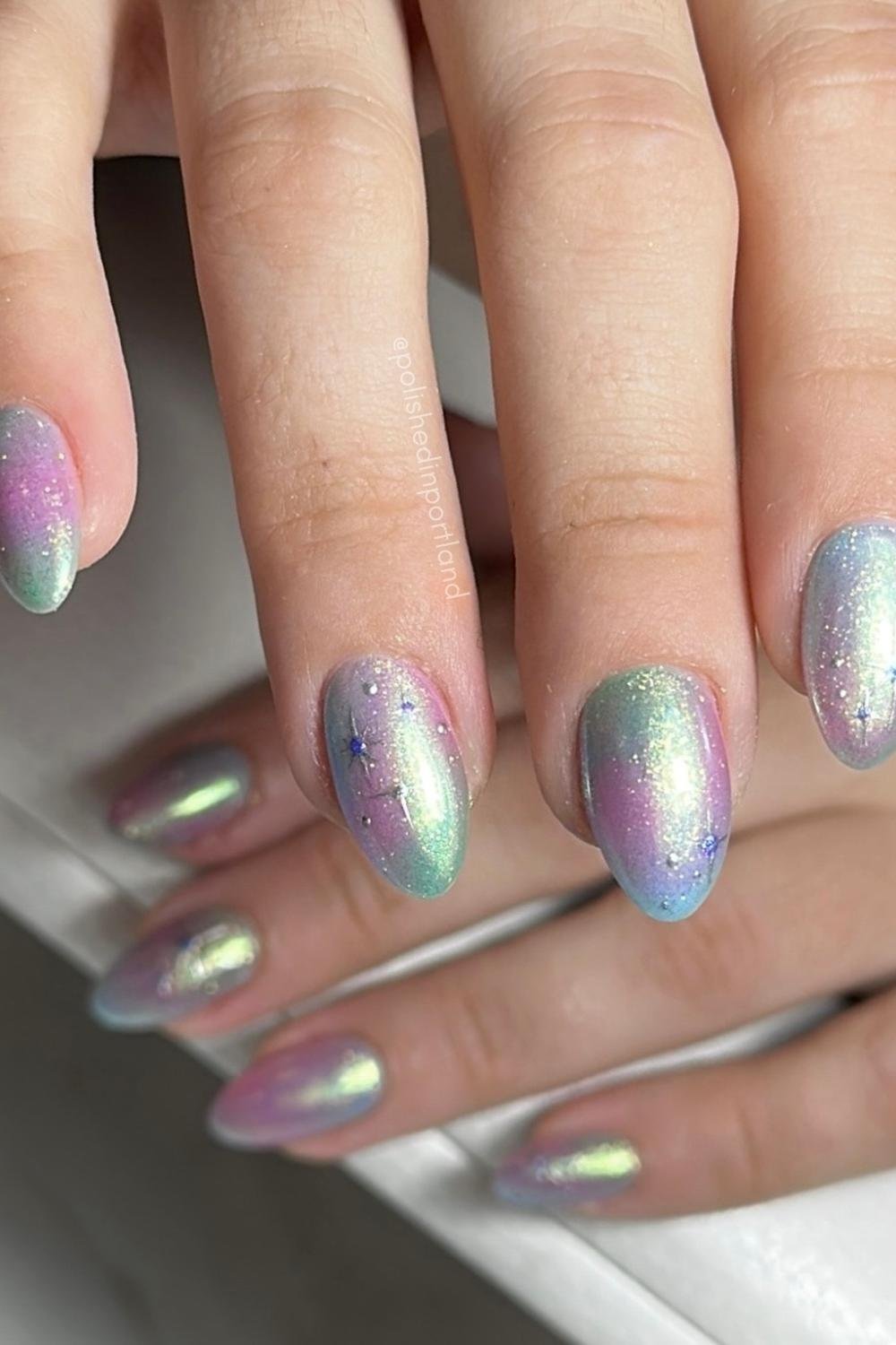 4 - Picture of Mermaid Nails