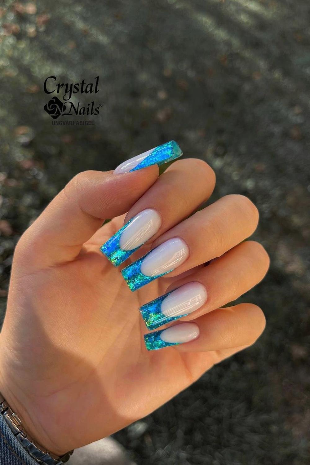40 - Picture of Mermaid Nails