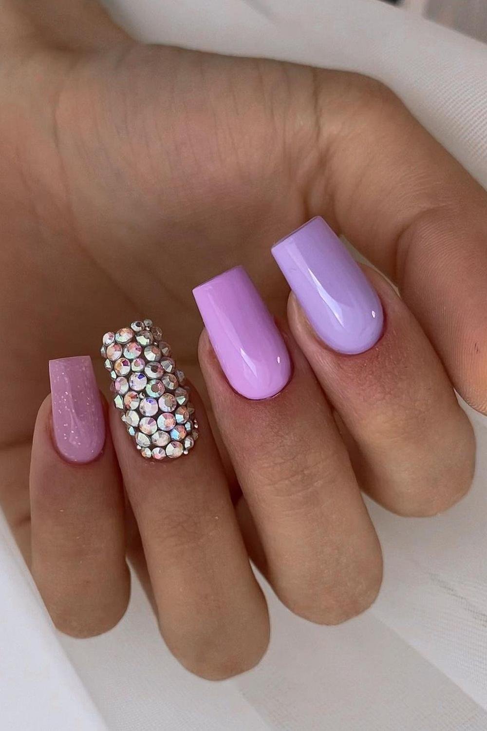14 - Picture of Purple Nails