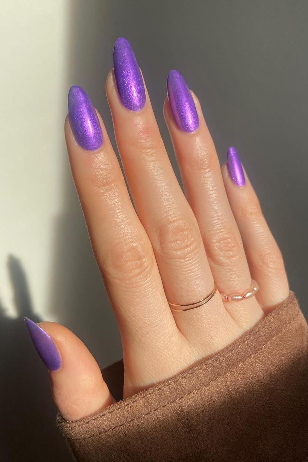 2 - Picture of Purple Nails
