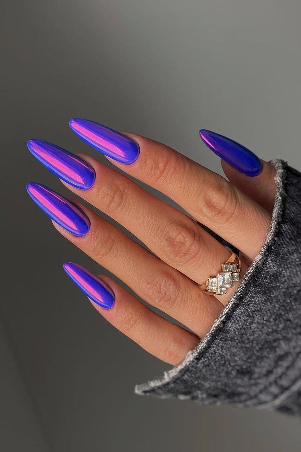 20 - Picture of Purple Nails