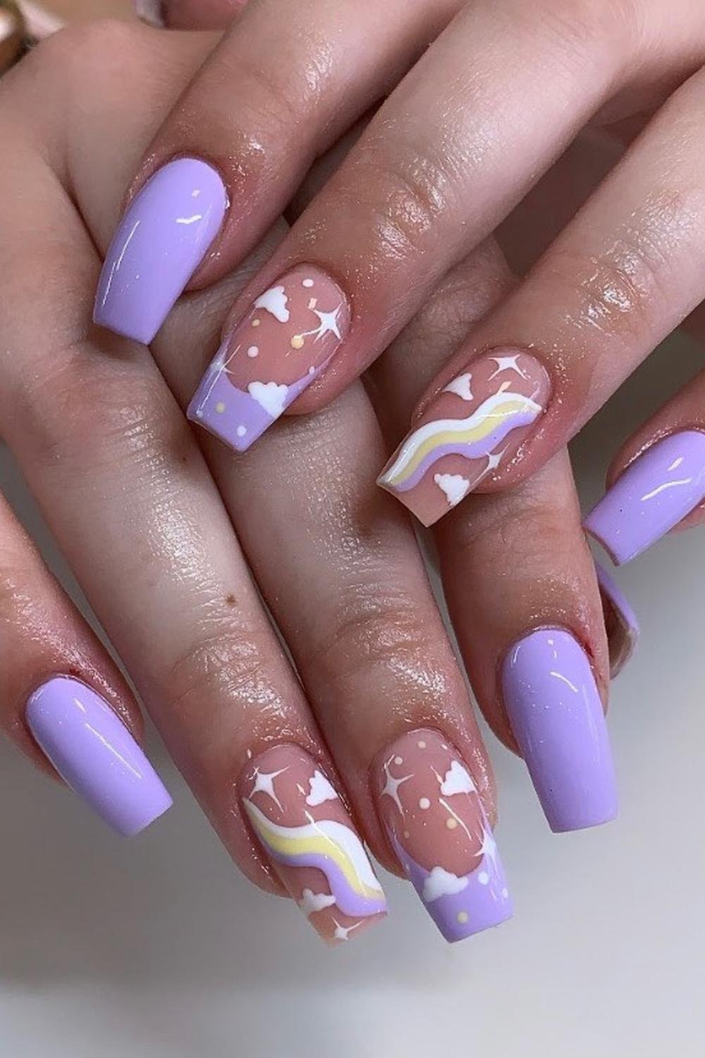 27 - Picture of Purple Nails