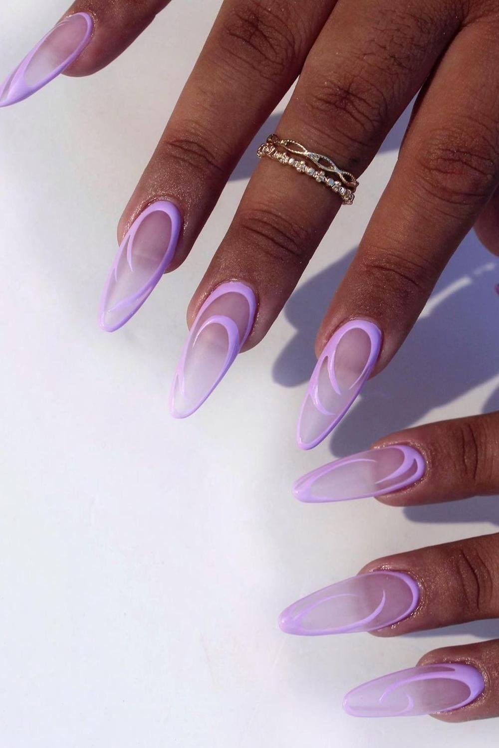 42 - Picture of Purple Nails