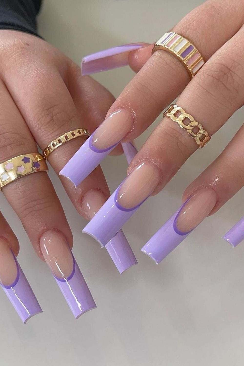 43 - Picture of Purple Nails