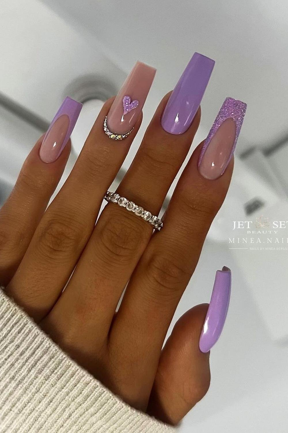 46 - Picture of Purple Nails