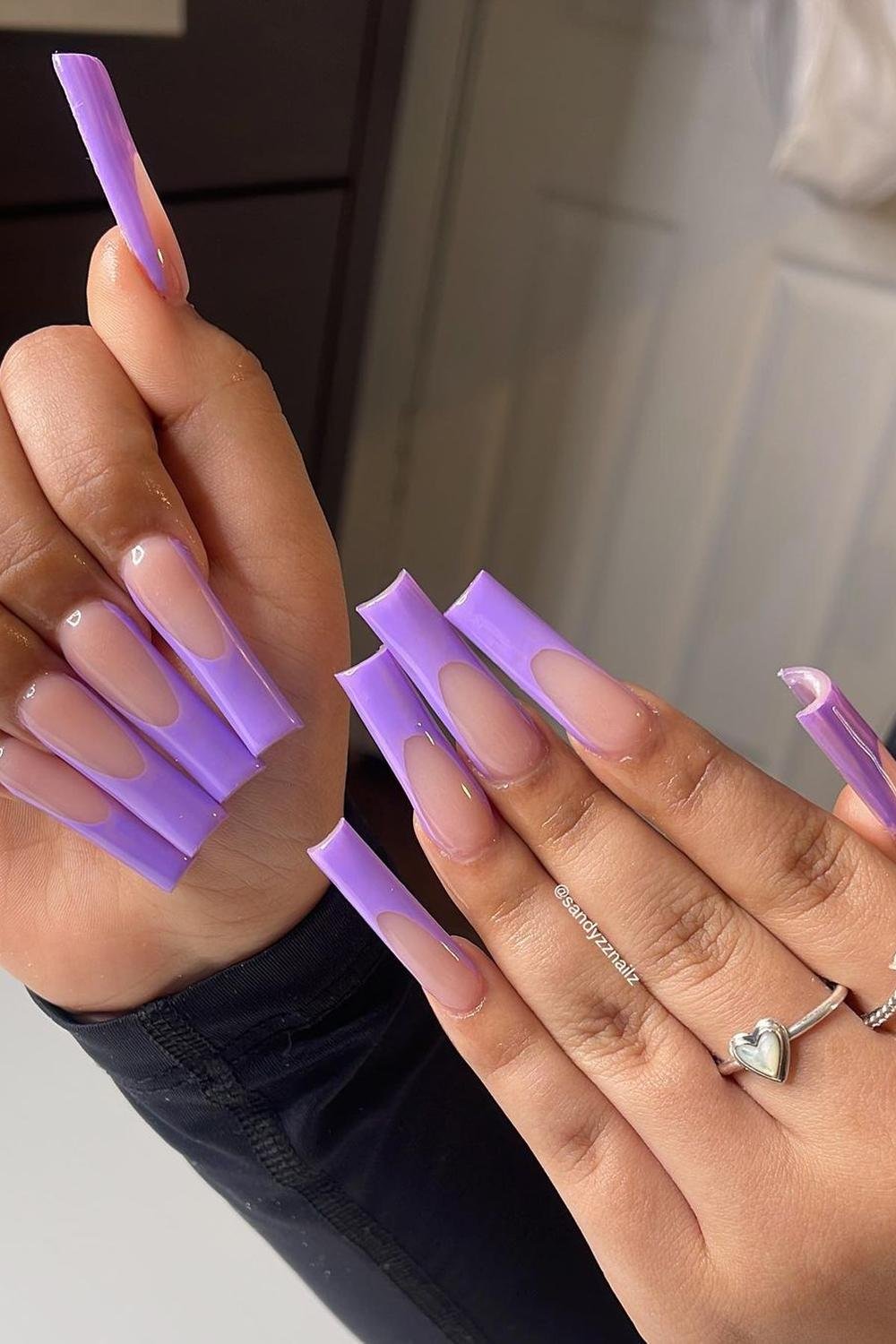 47 - Picture of Purple Nails