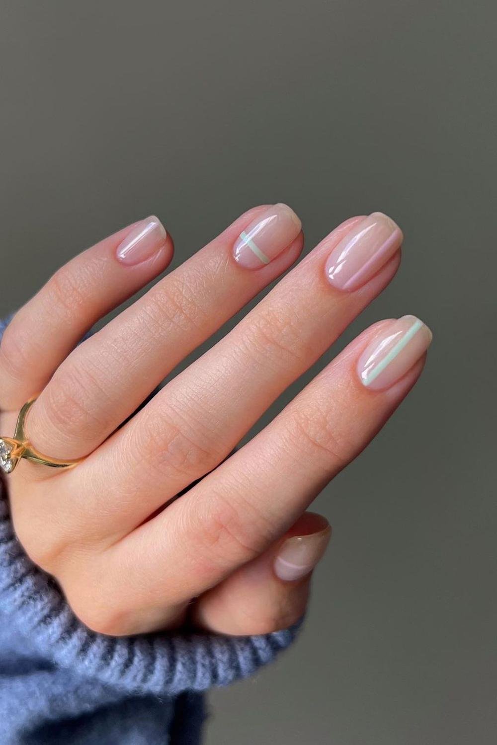 33 - Picture of Squoval Nails