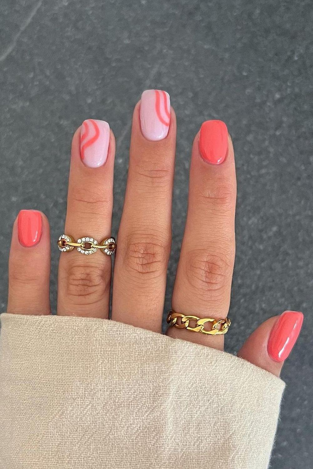 55 - Picture of Squoval Nails
