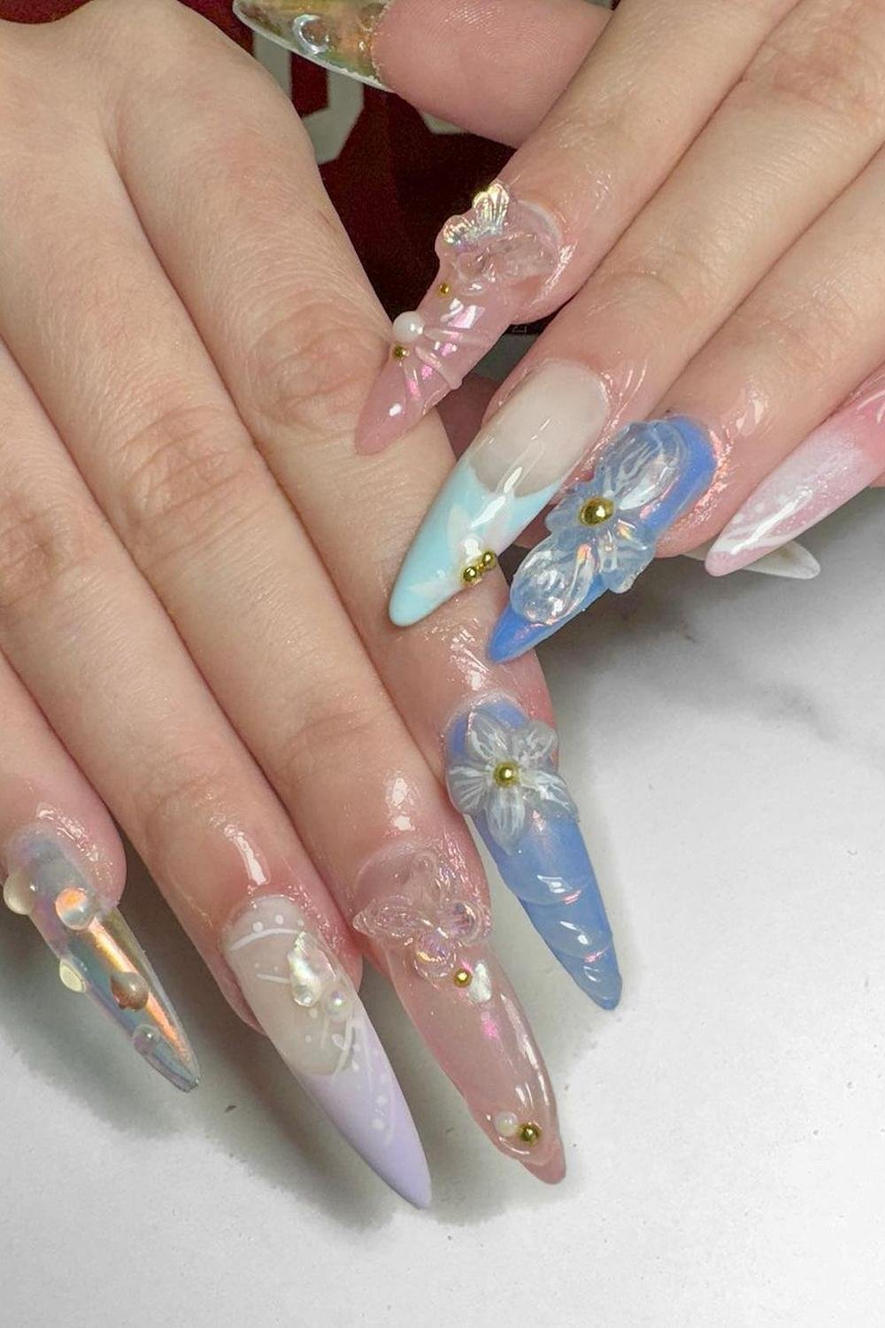 39 - Picture of Whimsical Nails